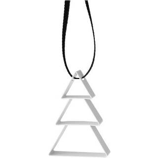 Stelton Figura ornament juletræ lille hvid 5 cm