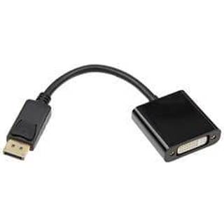 Displayport til DVI adapter (sort)