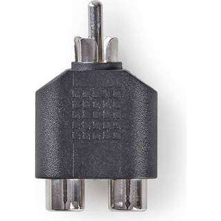 RCA Y-split adapter (1x Phono han > 2x Phono hun)