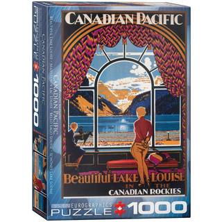 Eurografik CP Rail Beautiful Lake Louise 1000 Piece Puzzle (6000-0323)