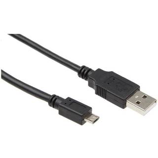USB-A til USB Micro-B kabel 2m (sort)