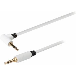 König Stereo Audio Kabel 3.5 mm Han - 3.5 mm Han 0.50 m Hvid