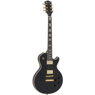 Elguitar - Les P style. Dimavery LP-530. Sort/guld