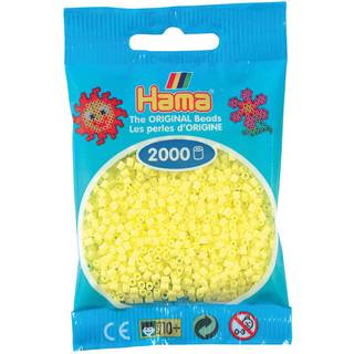 Hama Mini, perler, 2.000 stk., pastel gul (43) [Levering: 1-2 dage]