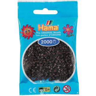 Hama Mini, perler, 2.000 stk., brun (12) [Levering: 1-2 dage]