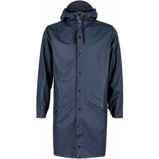 Rains Long Jacket - Blå