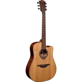 LAG T170DCE Natural Satin elektroakustisk guitar (Så godt som nyt)
