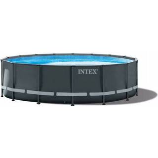 Intex Ultra XTR Frame Pool - rund rammepool med sandfilterpumpe - 488 x 122 cm - komplet sæt