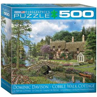 Cobble Walk Cottage af Dominic Davidson Puzzle 500-Piece