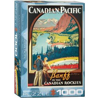 Eurografik CP Rail in the Canadian Rockies Puzzle (1000-stykke)