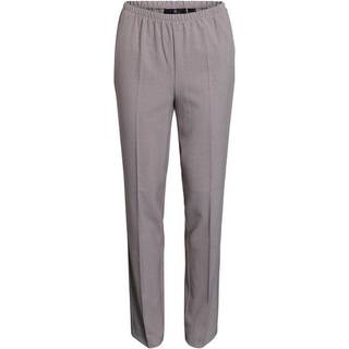 Brandtex - Sofie Bukser - Sand Meleret - Slim Fit / Elastik i Taljen