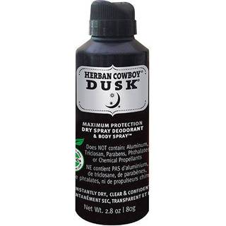 Herban Cowboy Dusk Body Spray Deodorant med antydninger af Cedar Lavendar Lime og Sandalwood (2,8 oz)