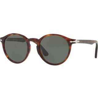 Persol Mand PO3171S 24/31 Solbriller Acetat Skildpadde Grøn Pantos Normal