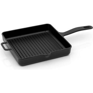 Paleo Kvadratisk Grillpande L, sort, 25x25cm - Grillpande
