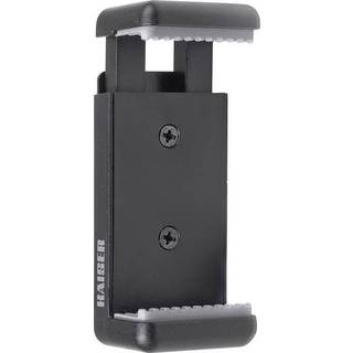 Kaiser Smartphone holder, black, with 2 tripod threads 1/4