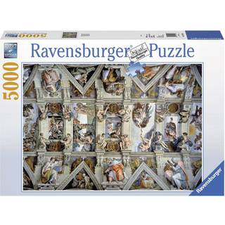Ravensburger - Sistine Chapel - 5000 Piece Jigsaw Puzzle - Fantastiska bilder - Vackert och intrikat - Unikt tak 360 graders utsikt - Premiumkval