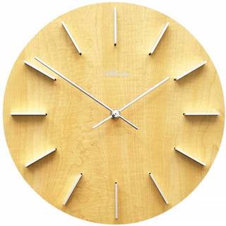 Atlanta 4419/30 Quarz Wanduhr Erle