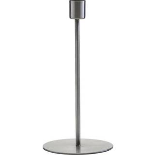 Lysestage, Anit, Antik messing H20 cm