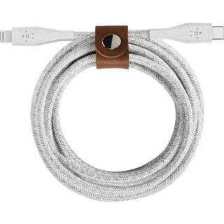 Belkin Thread Lightning USB-C stofkable 1,2 m Hvid