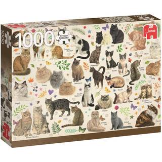 Puslespil, 1000 brikker, Cats Poster