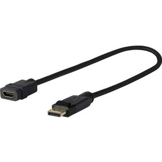 Vivolink DP - HDMI adapter kabel (Displayport han - HDMI hun) | 0,2 | PRIS-MATCH