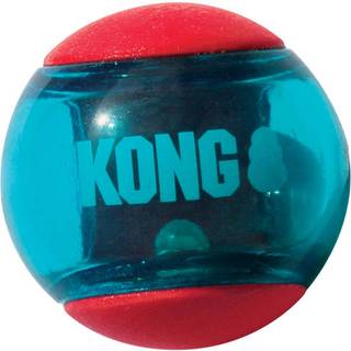 KONG Dog Toy Squeezz Action Ball Red Large (2-Pack)