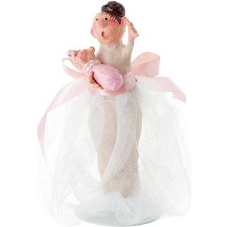 Medusa Copenhagen Molly med baby Lyserød 16cm (Lagersalg)