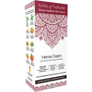 Tints of Nature Henna Hårfarve Creme Dark Brown - 70 ml