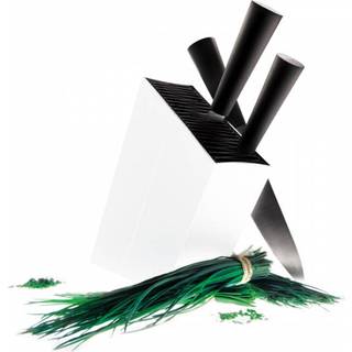 Eva solo Knivblok, skrå, white