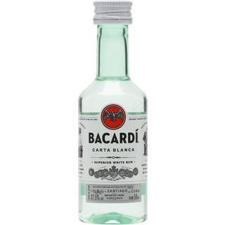 Bacardi Miniature Carta Blanca Puerto Rico Rom 5 cl 37,5%