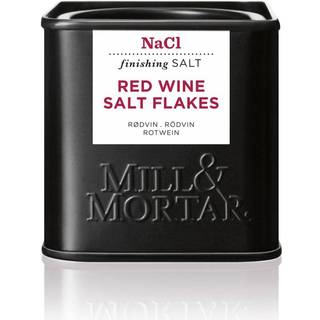 Mill & Mortar Rødvinssalt I Flager - 80 g