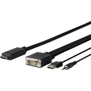 Vivolink AV Multi kabel (VGA + 3.5mm Jack + HDMI til VGA + 3.5mm + | PRIS-MATCH