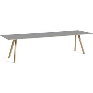 Hay bord - CPH30 table - 300 x 90 cm - bordplade Off White linoleum/ben i eg (vandbaseret lak)