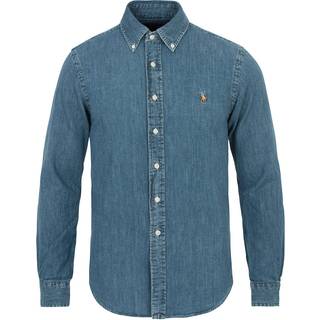 Polo Ralph Lauren Herren Jeanshemd blau Slim Fit
