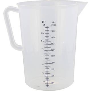 Målebæger i polypropylen, 2L, ø140x(H)215mm, med graduering