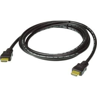 ATEN 1M HDMI 2.0 Cable M/M 30AWG Gold Black
