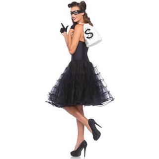 Sort Rockabilly Swing kjole