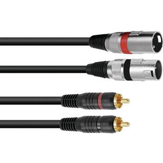 Omnitronic 3022522C XLR Adapterkabel [2x XLR-stik
