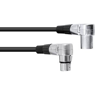 Omnitronic 30220630 XLR Forbindelsesledning [1x XLR-stik 3-polet - 1x XLR-bøsning 3-polet] 1.50 m Sort