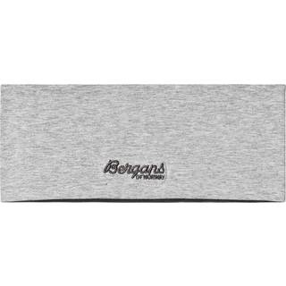 Bergans Junors' Cotton Headband Grey Melange, OneSize