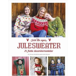 Bog: Strik din egen julesweater - 24 flotte decembermodeller Forfatter: Siv Dyvik, Østre Aker Husflidslag ISBN: 9788740653649 Indbinding: Hardback Sider: 146 sider.