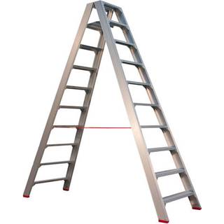 JUMBO trappestige, 10 trin, 10 cm brede trin, 245 cm - 41TSS210