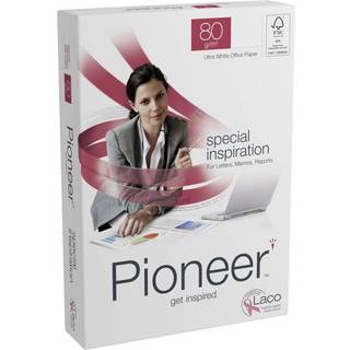Pioneer kopipapir A4 80g med 4 huller, 500 ark