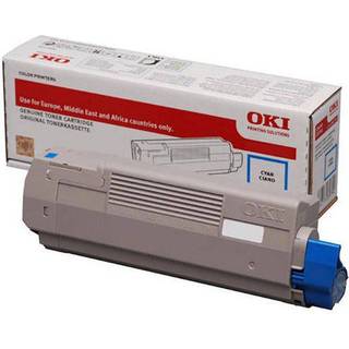 Cyan lasertoner - OKI 46490403 - 1.500 sider