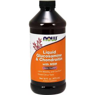 NOW Foods Flydende Glucosamin & Chondroitin med MSM