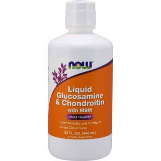 NOW Foods Flydende Glucosamin & Chondroitin med MSM