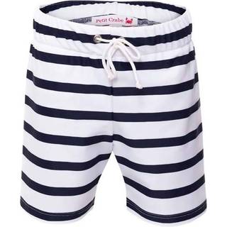 Petit Crabe Alex korte UV shorts - white/blue