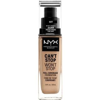 NYX Professional Makeup Can&#39;t Stop Won&#39;t Stop Full Coverage Foundation Foundation med fuld dækning Skygge 10 Buff 30 ml - 30 ml