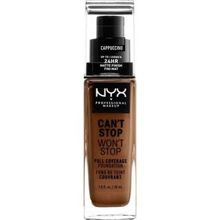 NYX PROFESSIONAL MAKEUP Can't Stop Won't Stop Full Coverage Foundation Cappuccino
