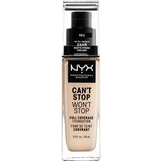 NYX Professional Makeup Can&#39;t Stop Won&#39;t Stop Full Coverage Foundation Foundation med fuld dækning Skygge 01 Pale 30 ml - 30 ml